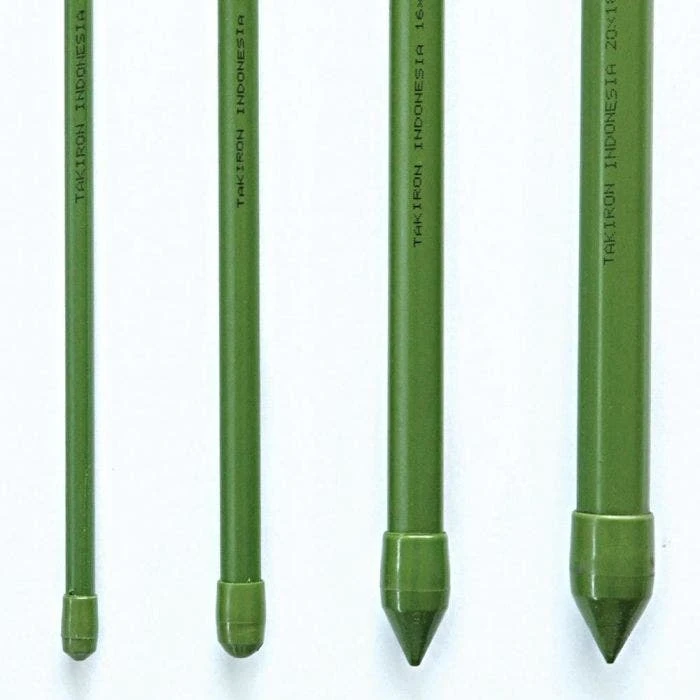 Knotty Takiron Green Steel Stakes, 7/16"x 5', Bundle Of 10 3 Knotty Takiron Green Steel Stakes, 7/16"x 5', Bundle Of 10 - Image 3