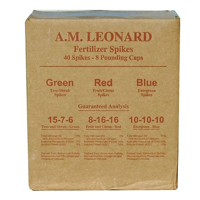 Leonard 8-16-16 Tree Food For Fruit And Ornamental Trees, Box Of 40 Stakes 1 Leonard 8-16-16 Tree Food For Fruit And Ornamental Trees, Box Of 40 Stakes