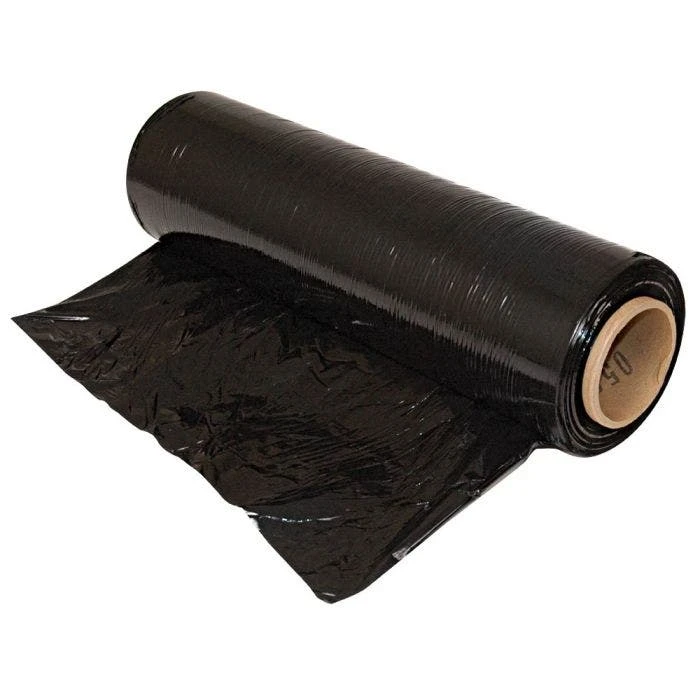Black 80 Gauge Stretch Wrap, 18-inch X 1500-feet 1 Black 80 Gauge Stretch Wrap, 18-inch X 1500-feet