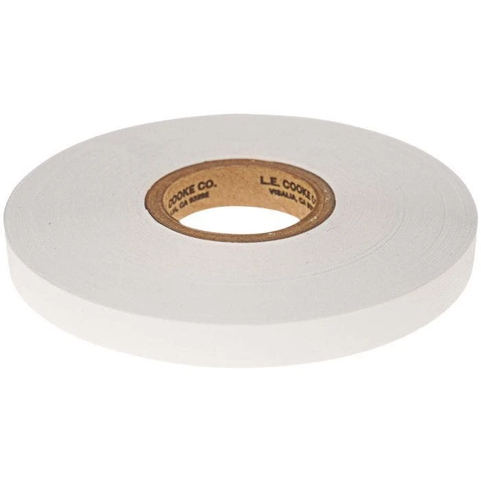 Plant Tie Ribbon White Embossed Heavy Duty 1/2"x140' 8 Mil, Pack Of 24 1 Plant Tie Ribbon White Embossed Heavy Duty 1/2"x140' 8 Mil, Pack Of 24