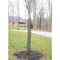 Rigid Plastic Mesh Tree Guard By A.M. Leonard, 4in Diameter X 48in Length, 5ct Bundle -Outdoor Garden Store bg48 2