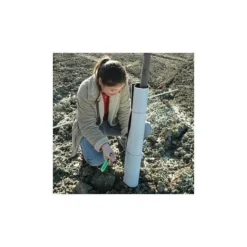 Tree Guard Corrugated Plastic Black White 24in X 8in -Outdoor Garden Store cg2408 3