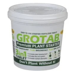 Grotab 3-in-1 Premium Plant Starter (12-8-4), 100 Tabs