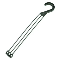 Landmark Plastics 16-Inch Double-Clip Auto Hangers, Case Of 50