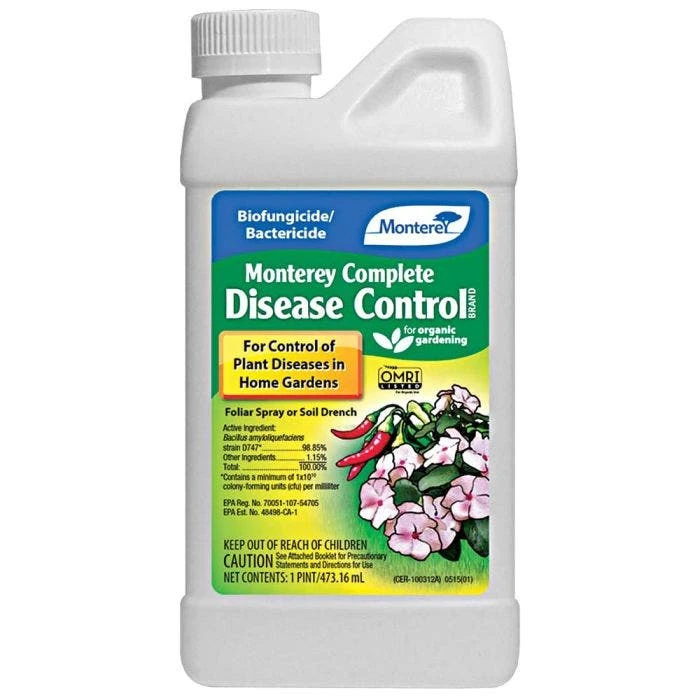 Monterey Complete Disease Control Biofungicide/Bactericide Concentrate, 16 Ounces 1 Monterey Complete Disease Control Biofungicide/Bactericide Concentrate, 16 Ounces