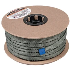 Green Tree Tie Webbing By A.M. Leonard, 250ft Length X 3/4in Wide