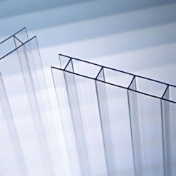 Polycarbonate Panel 8mm Twin Wall, High Diffusion Soft White, 6' X 24'