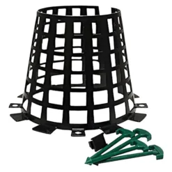 Plant Knight Plant And Tree Guard -Black - 3 Pack