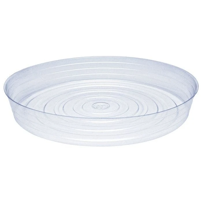 Clear Plastic Pot Saucer, 21 In. 1 Clear Plastic Pot Saucer, 21 In.