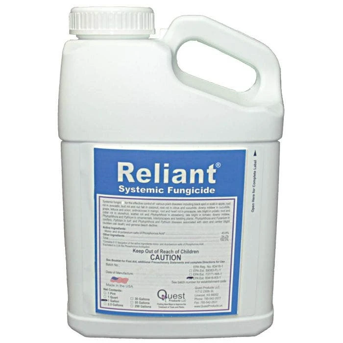 Reliant; Systemic Fungicide, 1 Gallon 1 Reliant; Systemic Fungicide, 1 Gallon