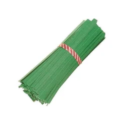 Twist-Em Plant Tie, Green Paper With Wire Center, 6-in