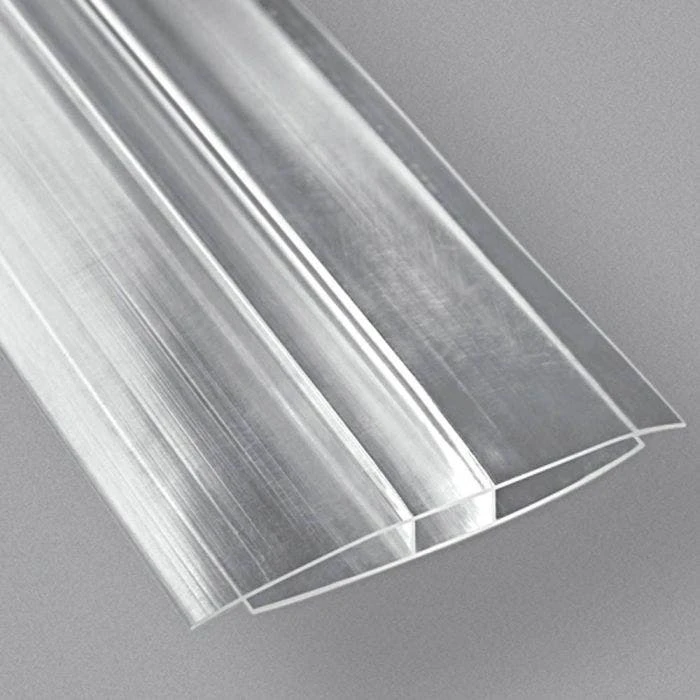 H Channel For 8-10mm Polycarb 24ft Long 1 H Channel For 8-10mm Polycarb 24ft Long