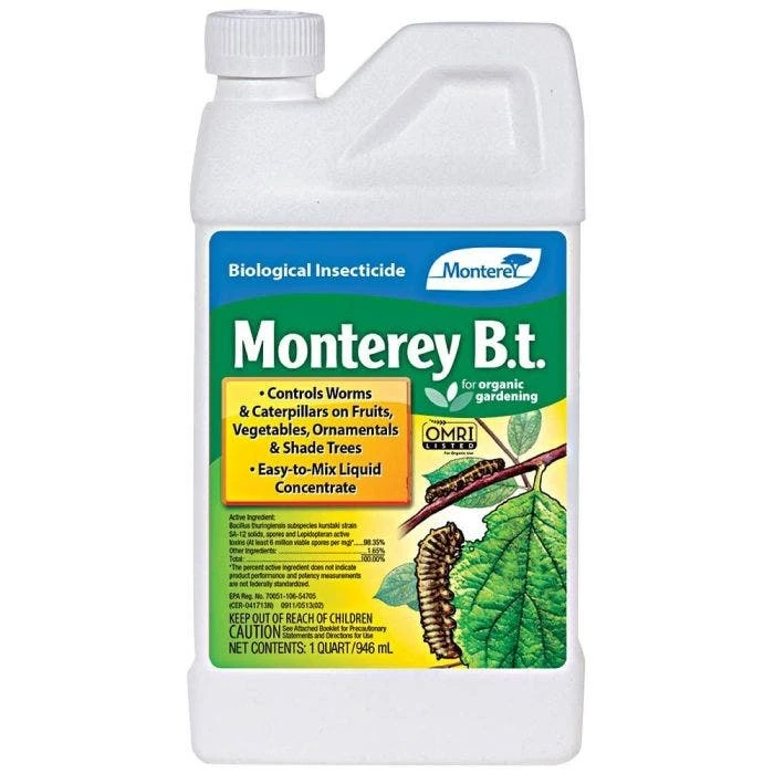 Monterey B T Biological Insecticide Concentrate 1 Monterey B T Biological Insecticide Concentrate