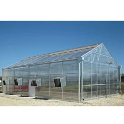 Polycarbonate Panel, 8mm Twin Wall, Clear, 4-Foot Width